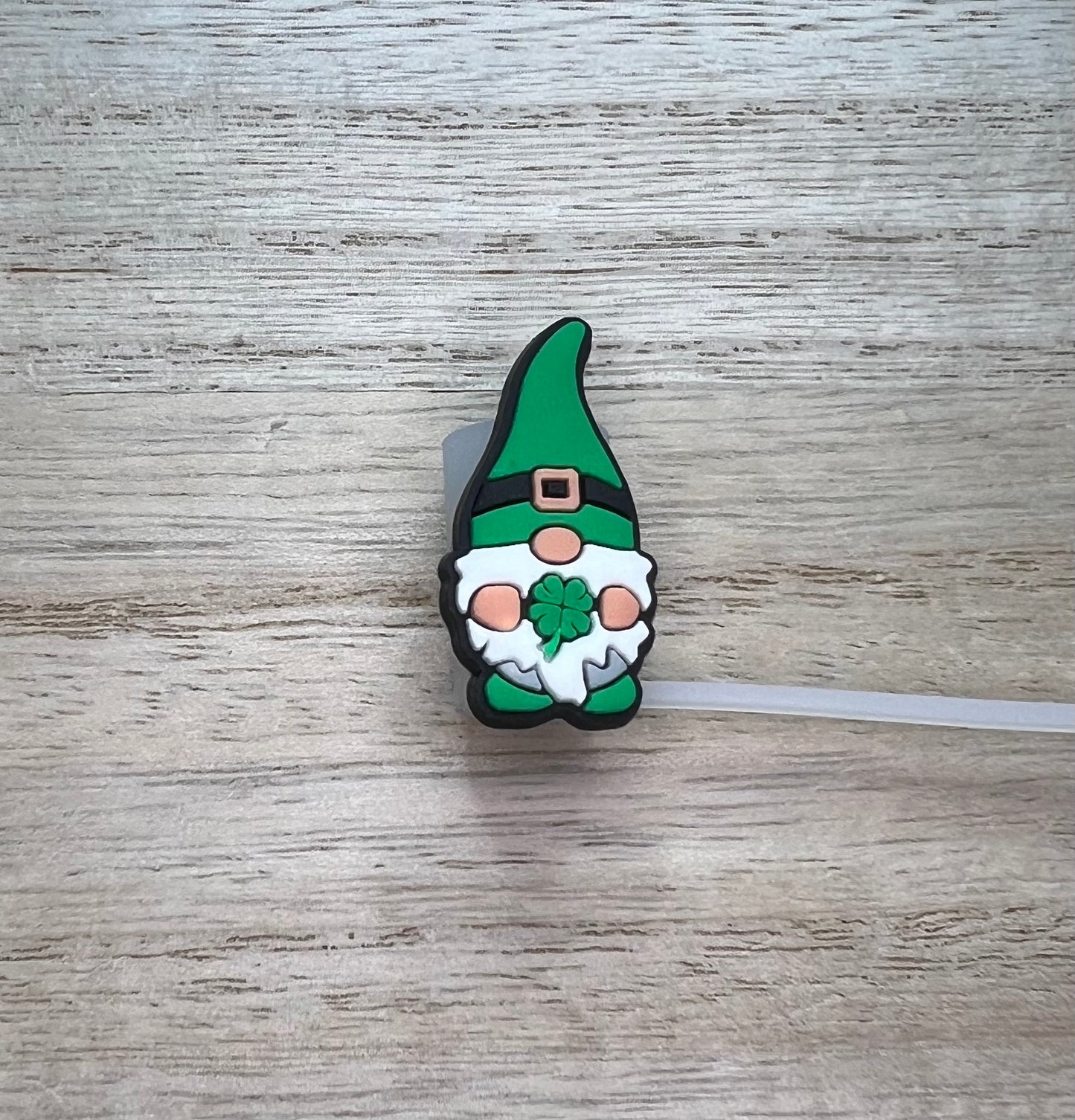 Straw Topper - St Pattys Gnome