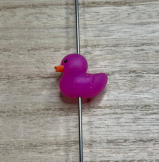 Focal Bead - Glitter Duck