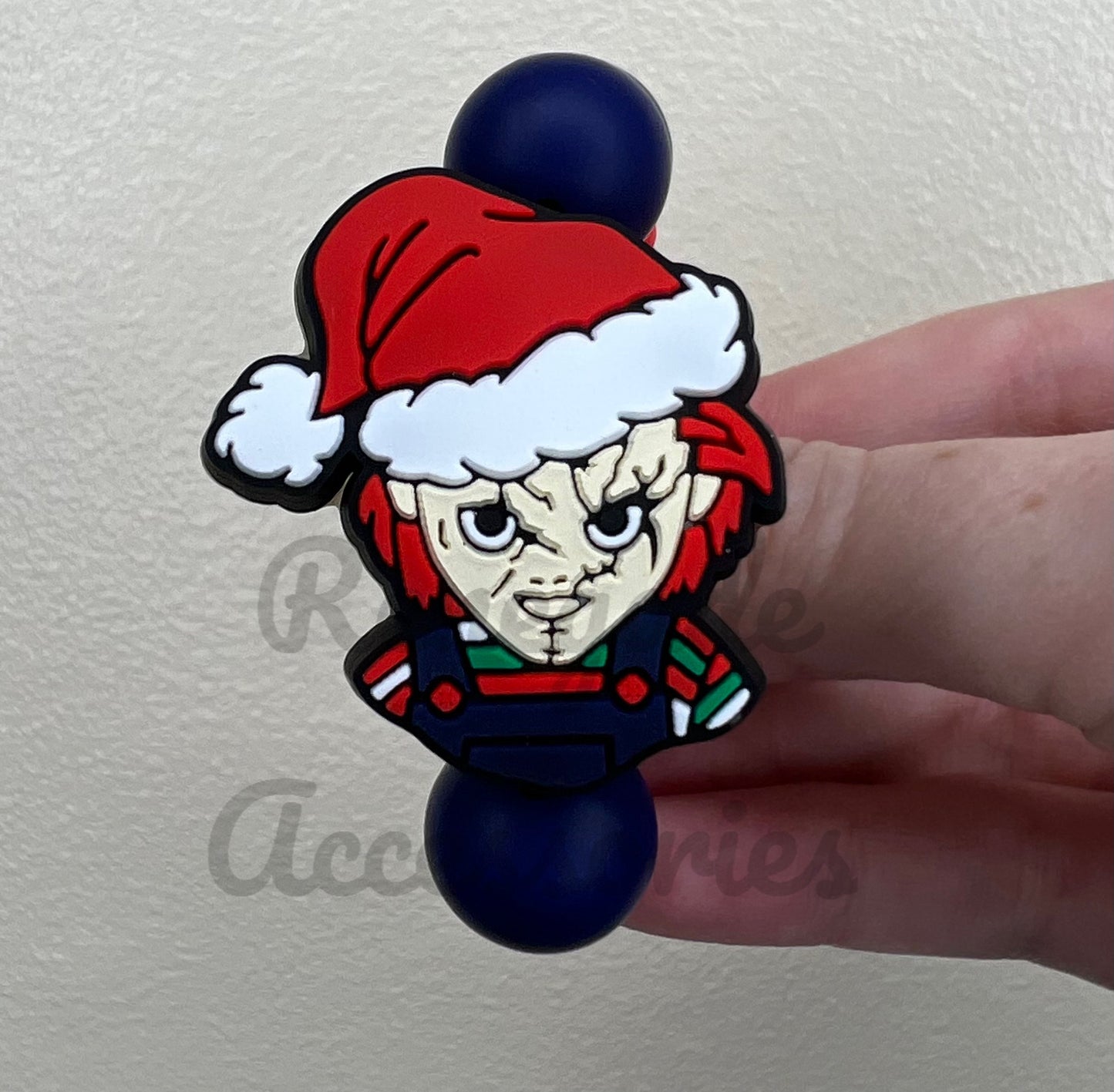 Silicone Charm - Christmas Chucky