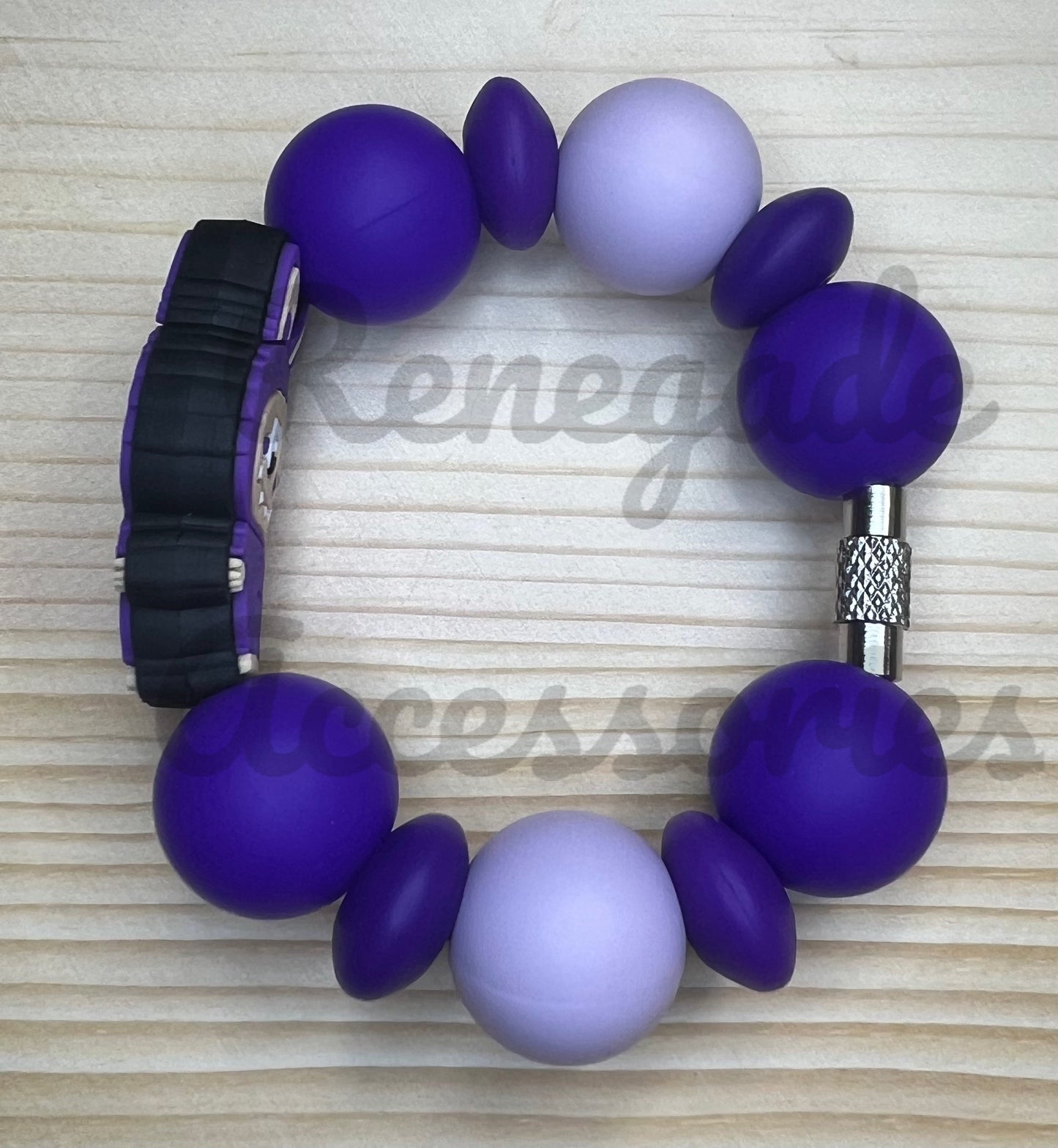 Silicone Charm - Bubu Purple