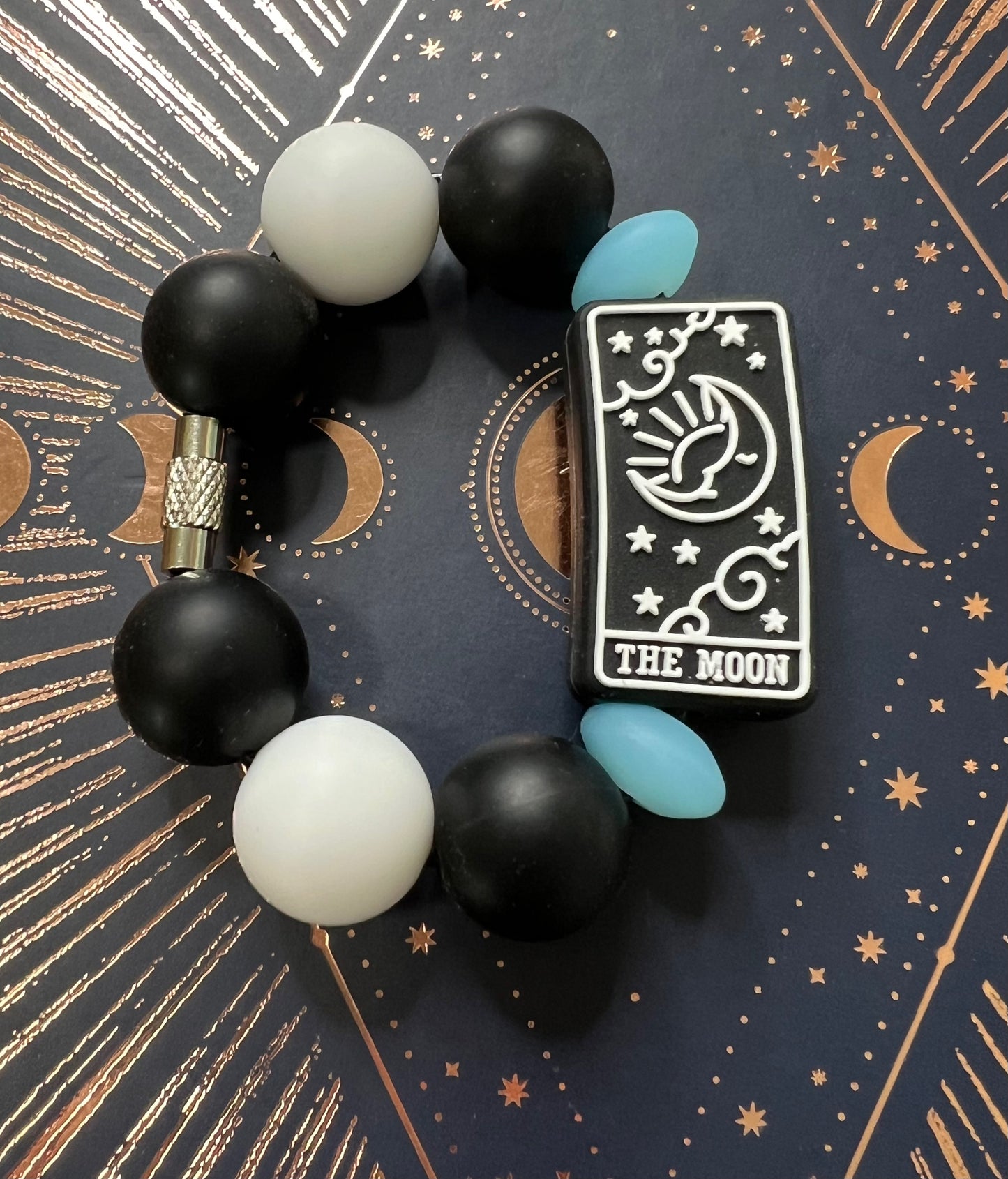 Silicone Charm - The Moon Tarot