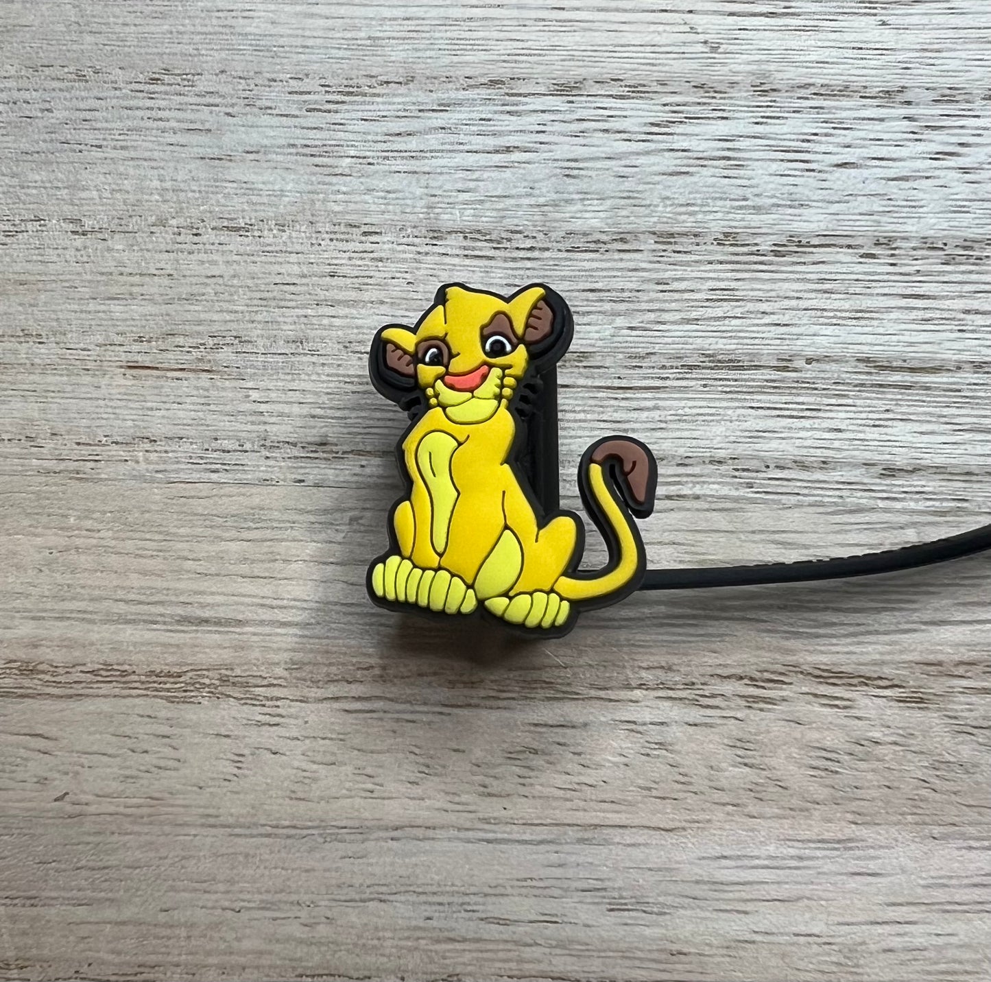 Straw Topper - Lion Character