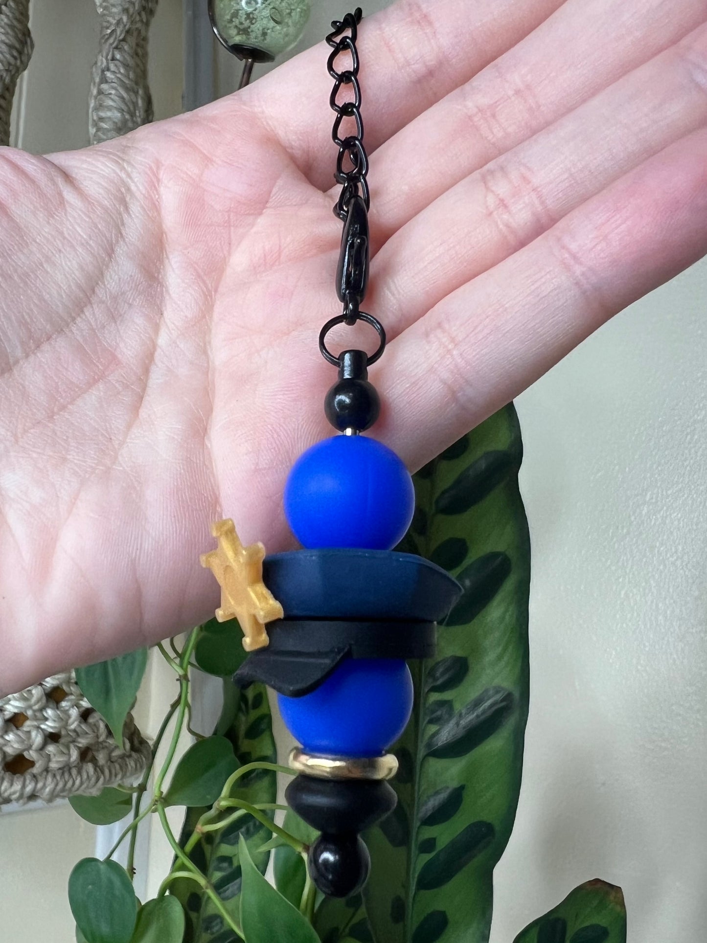 Silicone Charm - Police Hat