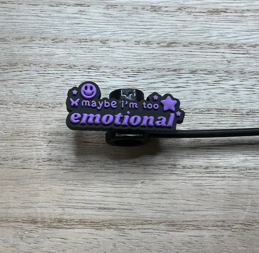 Straw Topper - Maybe I’m Too Emotional - OR - Olivia