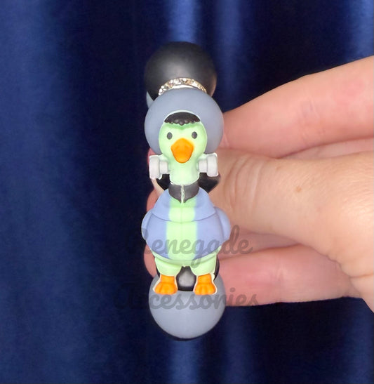 Silicone Charm - Frankenstein Goose