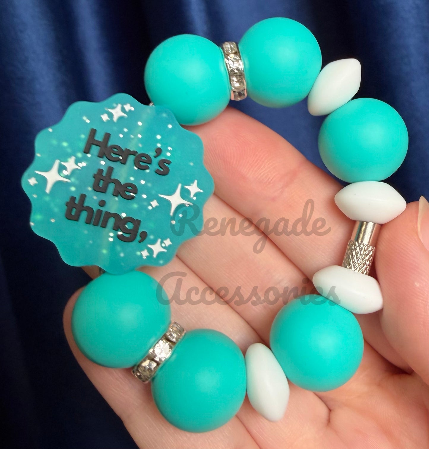 Silicone Charm - Here’s The Thing, F**k Everyone - Double Sided!