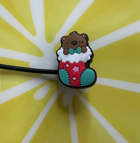 8MM Straw Topper - Bear Stocking