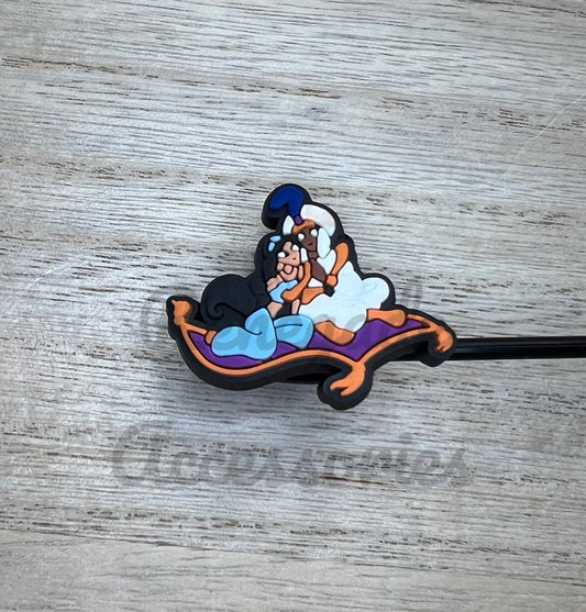 Straw Topper - Princess Character Magic Carpet