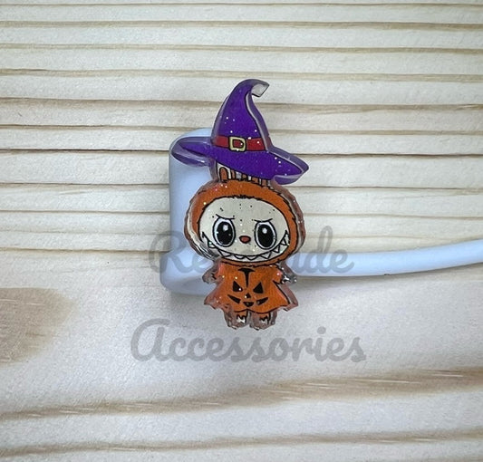 Straw Topper - Bubu Pumpkin Witch