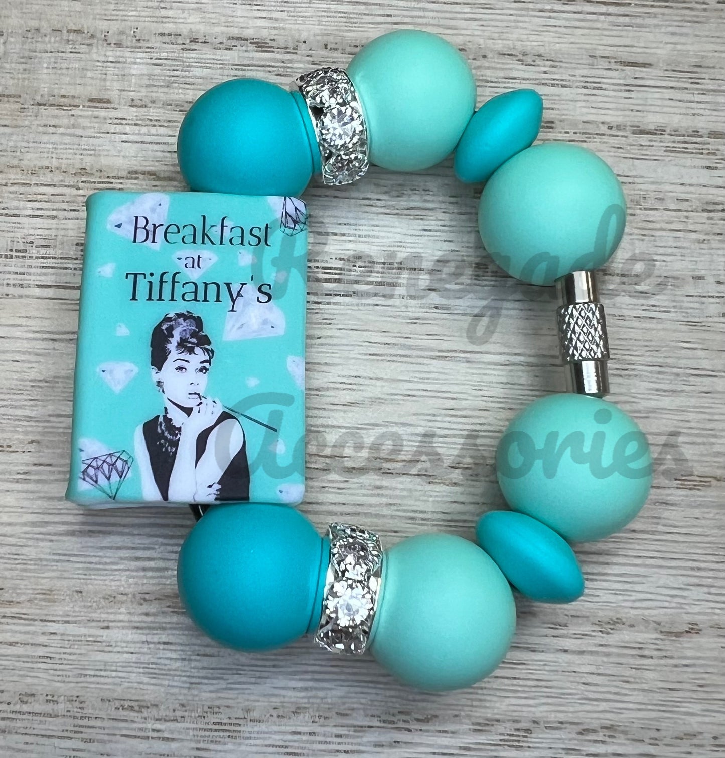 Silicone Charm - Breakfast At Tiffany’s Book