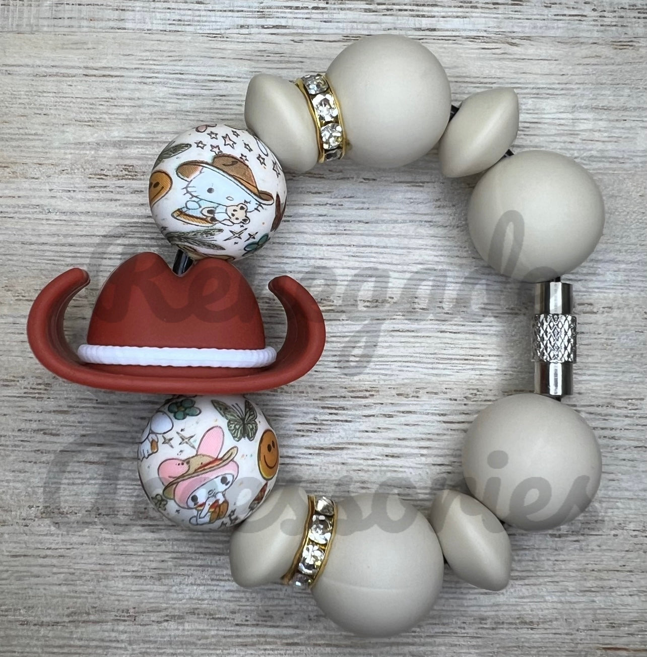 Silicone Charm - Cowboy Hat - HK Cowboy Beads