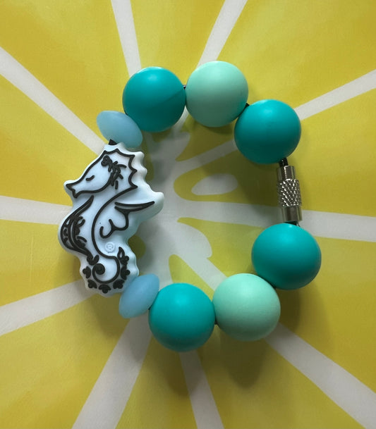 Silicone Charm - Seahorse