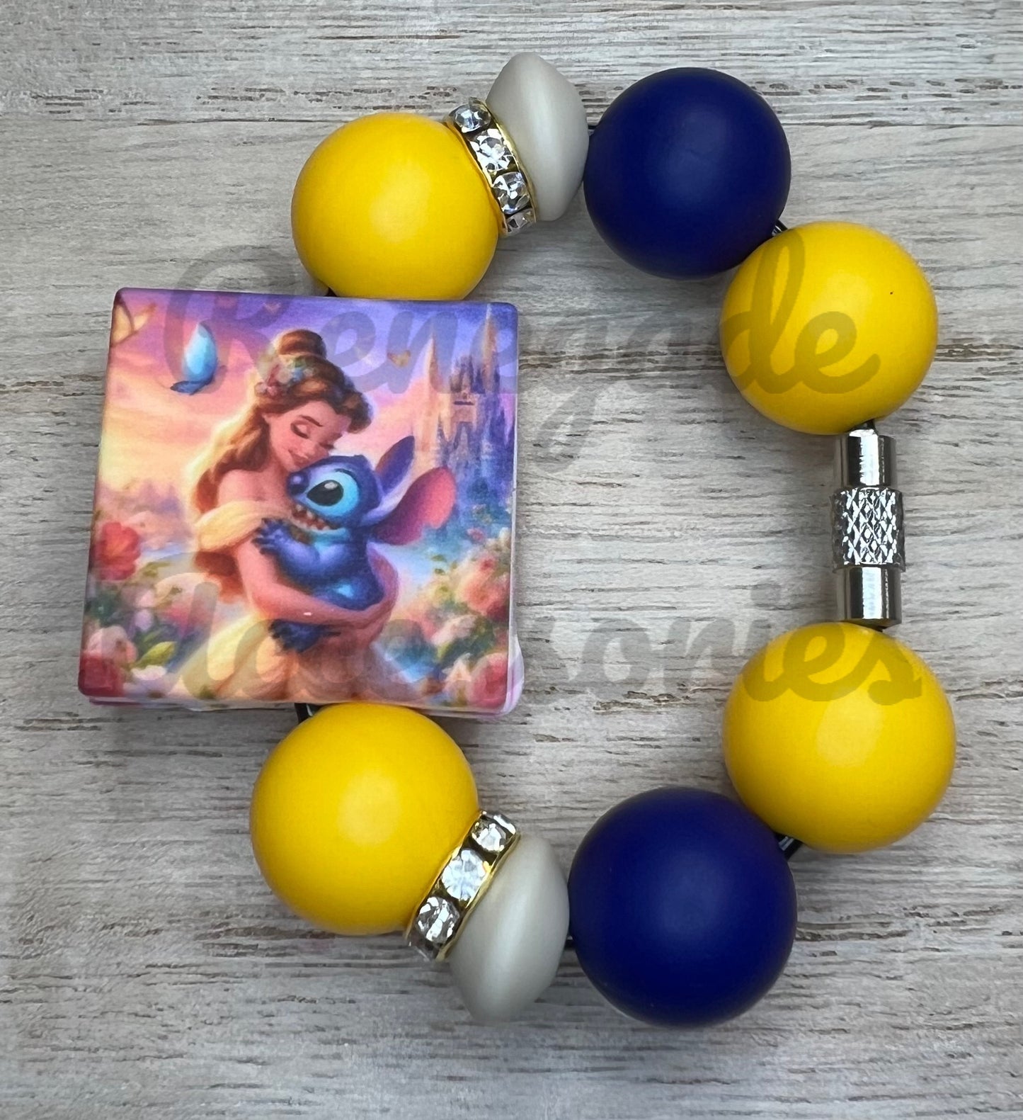 Silicone Charm - Blue Alien Beauty Princess Characters